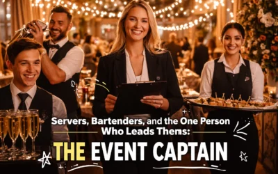 Servers, Bartenders, and the One Person Who Leads Them: The Event Captain